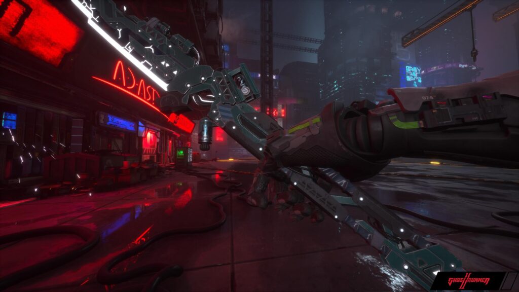 Ghostrunner 2 is Shaping Up Well on the Steam Deck 1 Ghostrunner2Slicing2
