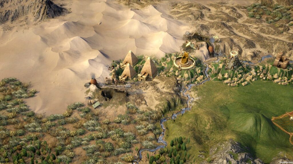 Old World Getting Egyptian-Themed DLC Pack On October 4th 3 Kushite Pyramids