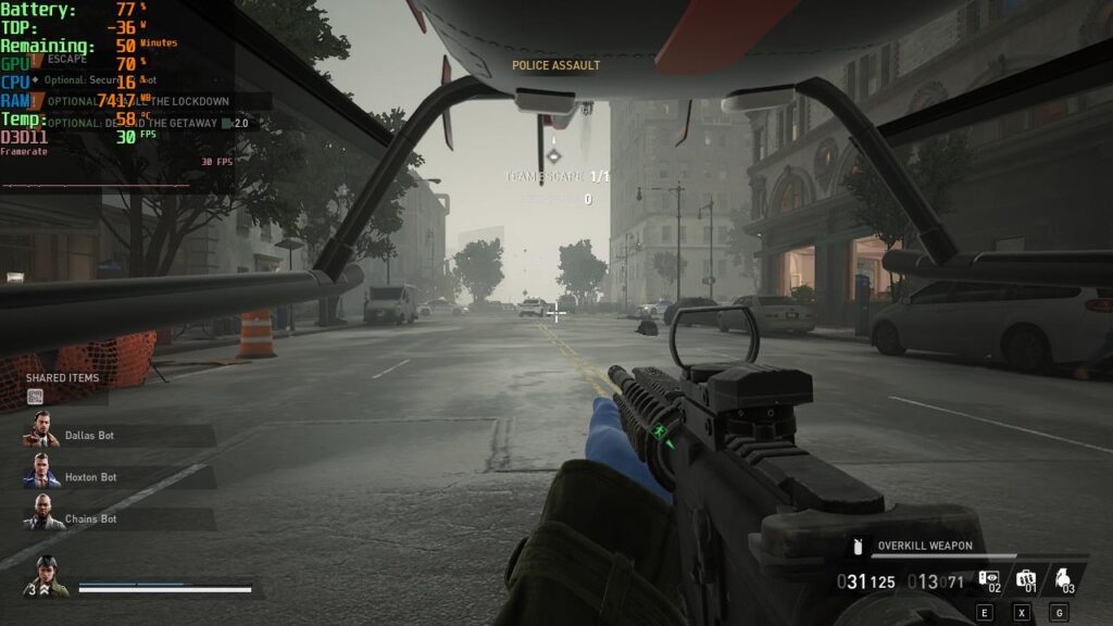 How Payday 3 Runs on the ROG Ally - First Impressions 2 Payday3AllyImpressions2