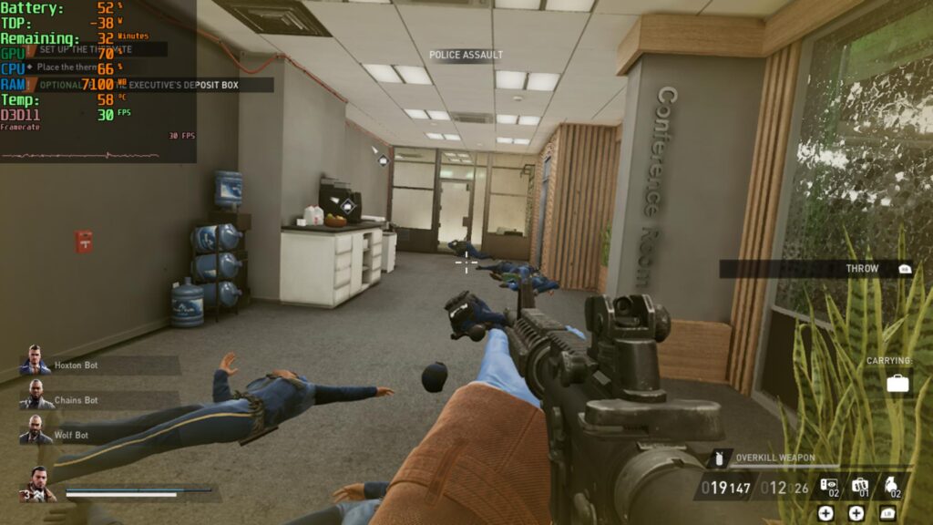 How Payday 3 Runs on the ROG Ally - First Impressions 4 Payday3AllyImpressions4