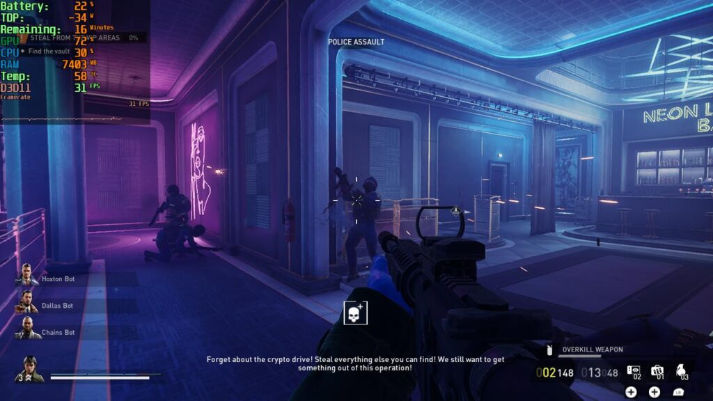 How Payday 3 Runs on the ROG Ally - First Impressions 5 Payday3AllyImpressions5