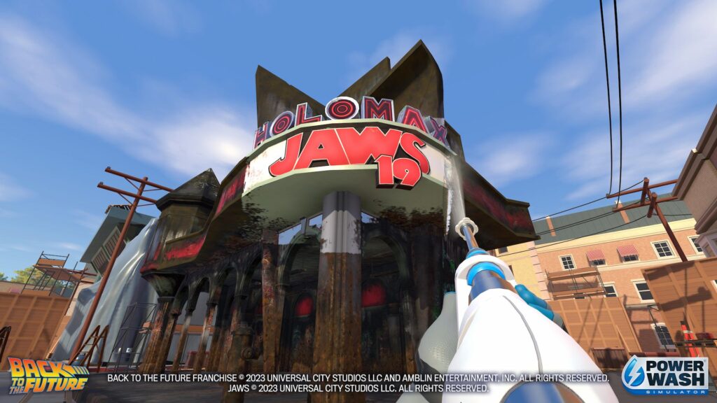 PowerWash Simulator Heading Back to the Future With New DLC 3 PowerWashSimulatorBacktotheFutureStock3