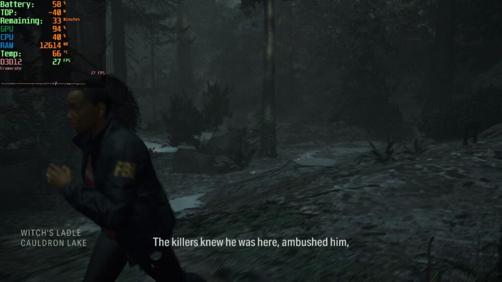 Alan Wake 2 Can Run on the ROG Ally, But Not The Steam Deck 4 AlanWake2ROGAllyImpressions4