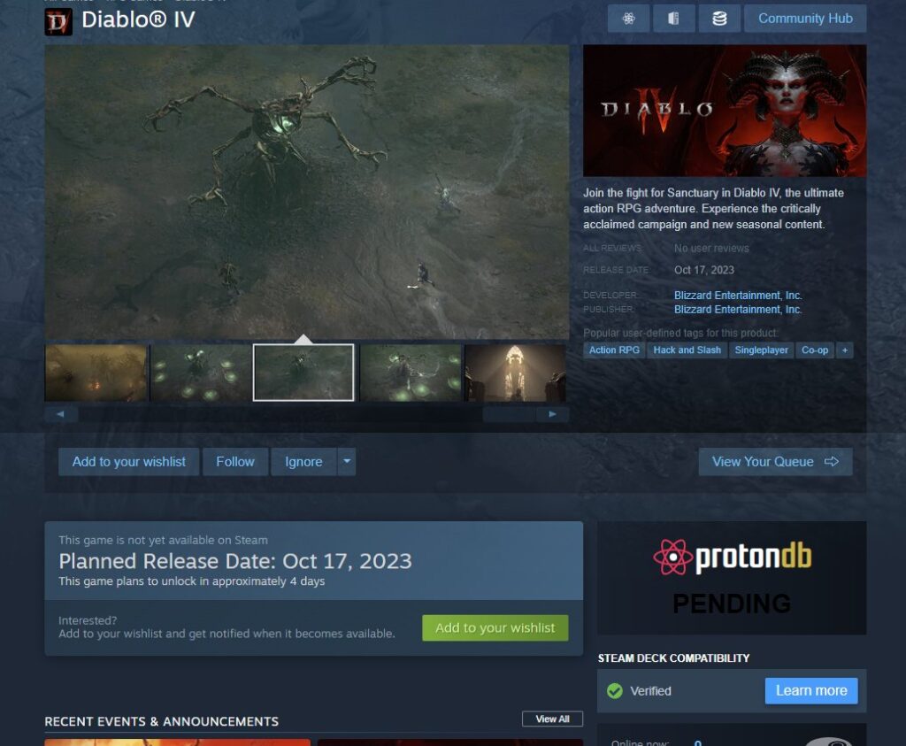 Diablo 4 Gets The Steam Deck Verified Badge 1 Diablo4SteamDeckVerified