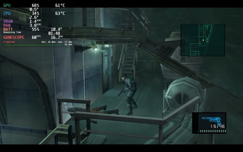 MetalGearSolid2MasterCollectionWorkingOnDeck1