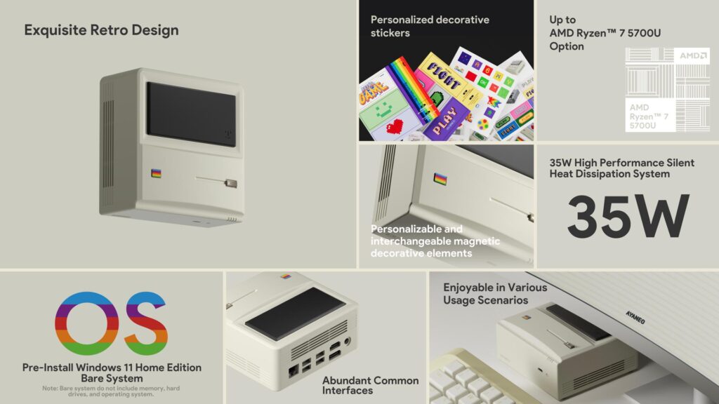 AYANEO's First Mini PC Officially Launches - Specs Detailed 7 AYANEOAM01MiniPCSpecs1