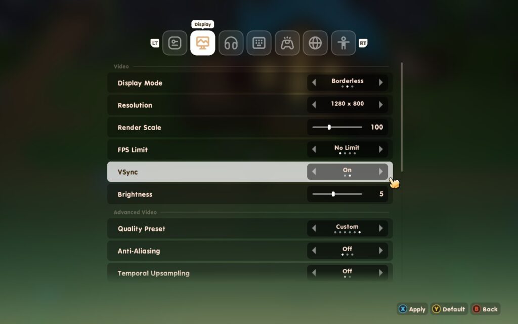 CoralIslandQualitySettings1