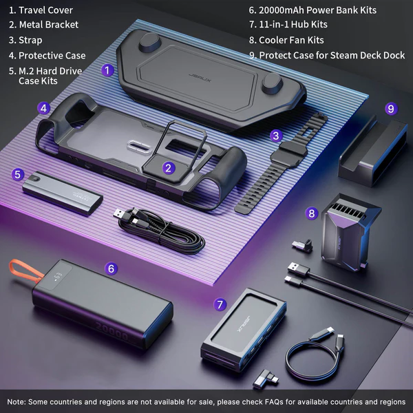 JSAUX Discounts Great Steam Deck Accessories in Black Friday Sale 4 JSAUXModCaseUltimateKit