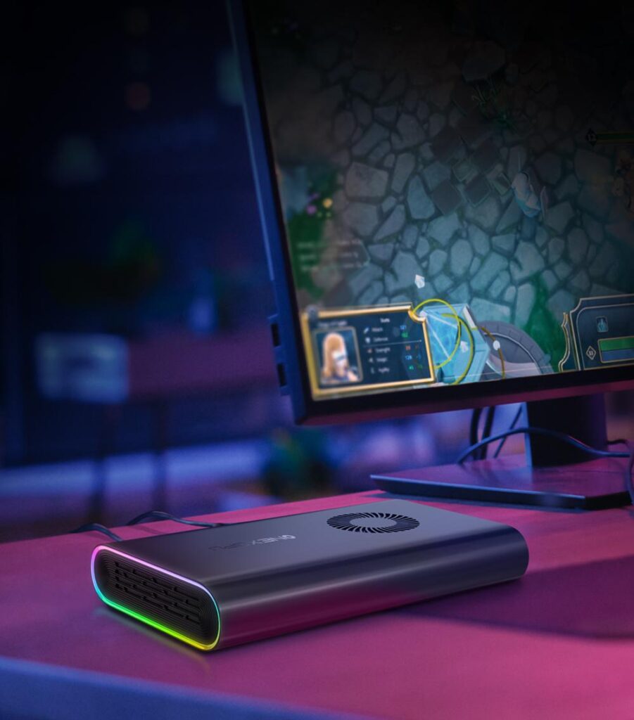 ONE-NETBOOK Launches OneXGPU - A Dedicated eGPU for Handhelds 1 OneXGPU - ONE-NETBOOK's eGPU