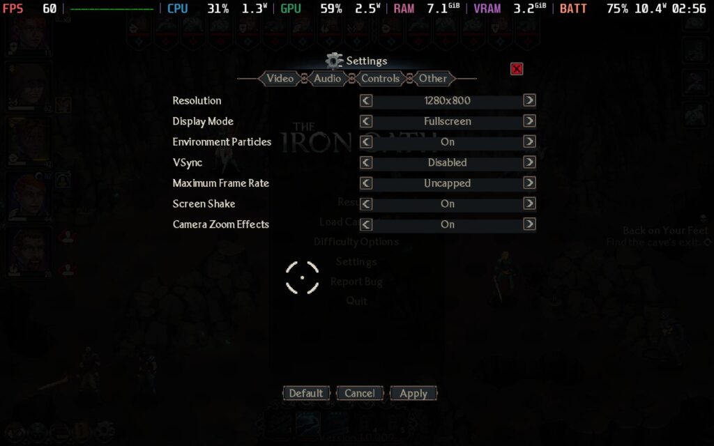The Iron Oath 5 TheIronOathSettings1
