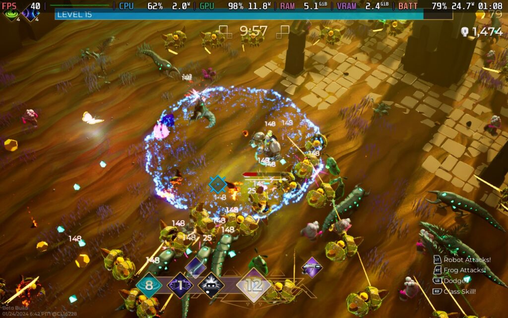 First Impressions: Entropy Survivors Demo on Deck 4 EntropySurvivors40FPSQuality1