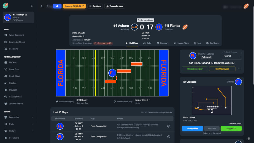Football Coach: College Dynasty Gets UI Improvements for Steam Deck 1 FootballCoachCollegeDynastyStock1