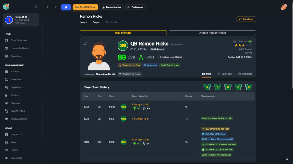 Football Coach: College Dynasty Gets UI Improvements for Steam Deck 3 FootballCoachCollegeDynastyStock2