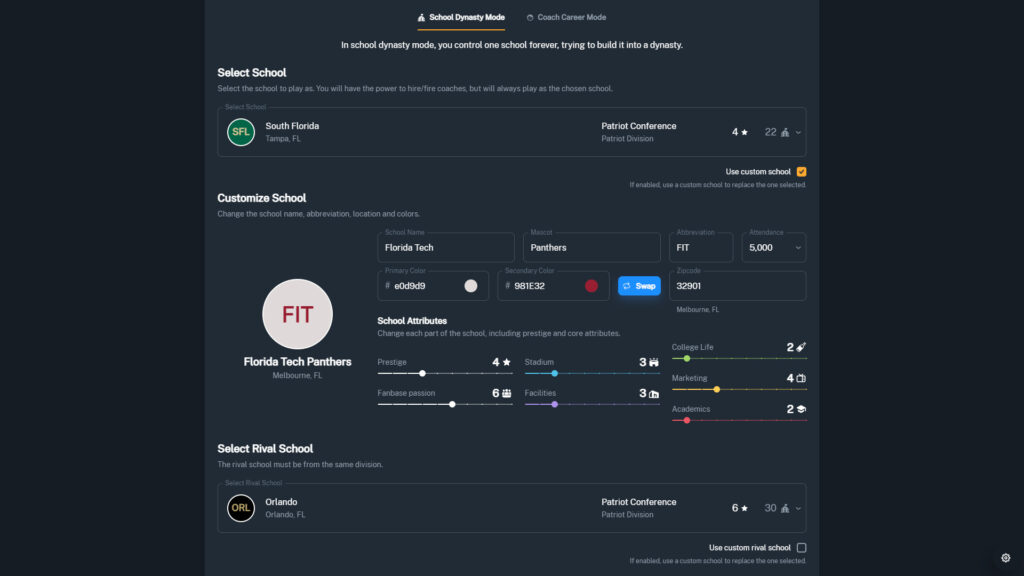 Football Coach: College Dynasty Gets UI Improvements for Steam Deck 4 FootballCoachCollegeDynastyStock4