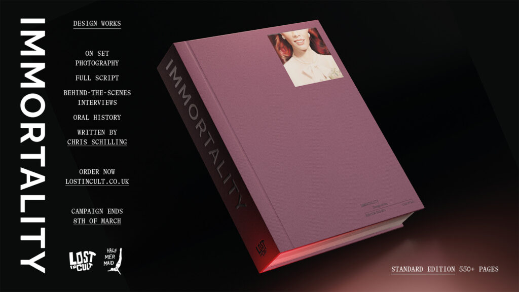 IMMORTALITY Behind the Scenes Book Hits Almost 70% Of Goal 1 IMMORTALITYDesignWorksBaseVersion