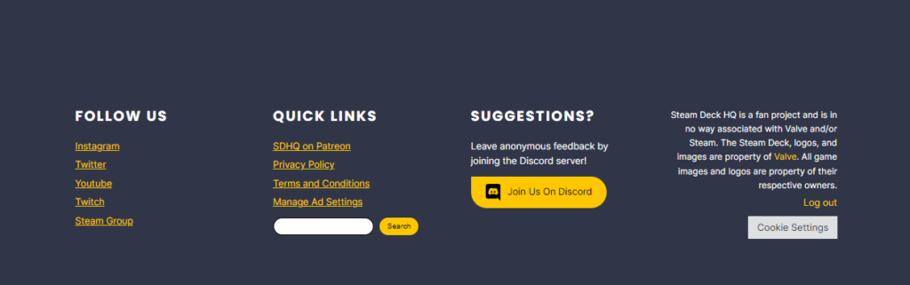 SDHQ Update - Patreon: Disabling Ads and Restructured Rewards 3 LogOutOfPatreon