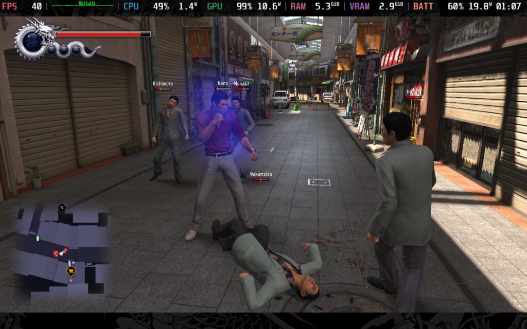 Steam Deck Verified/Playable Highlights 9/30/24 - 10/6/24 6 Yakuza 6 40FPS3