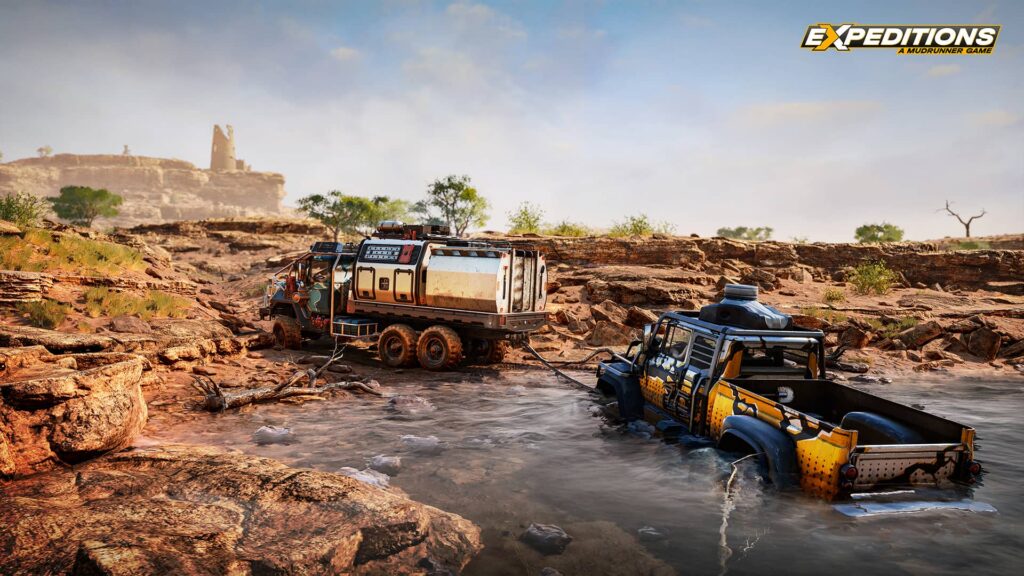 Expeditions: A MudRunner Game Reveals Content Coming Post-Launch in Year 1 3 EXPEDITIONS Screenshot 19201080 Logo Screen9 1