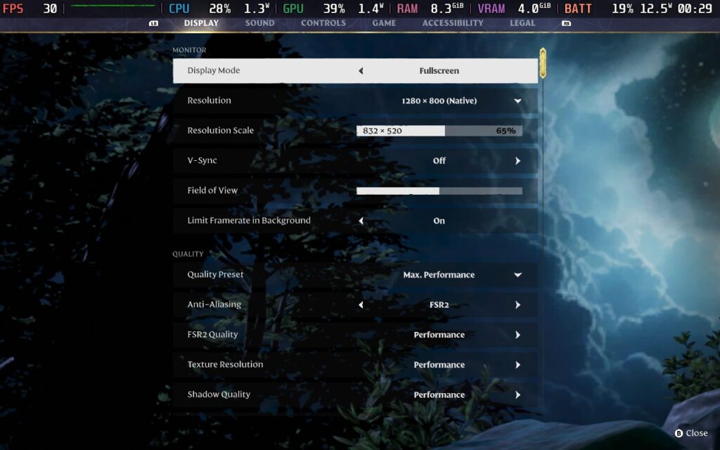 Enshrouded (Early Access) 5 EnshroudedSettings1