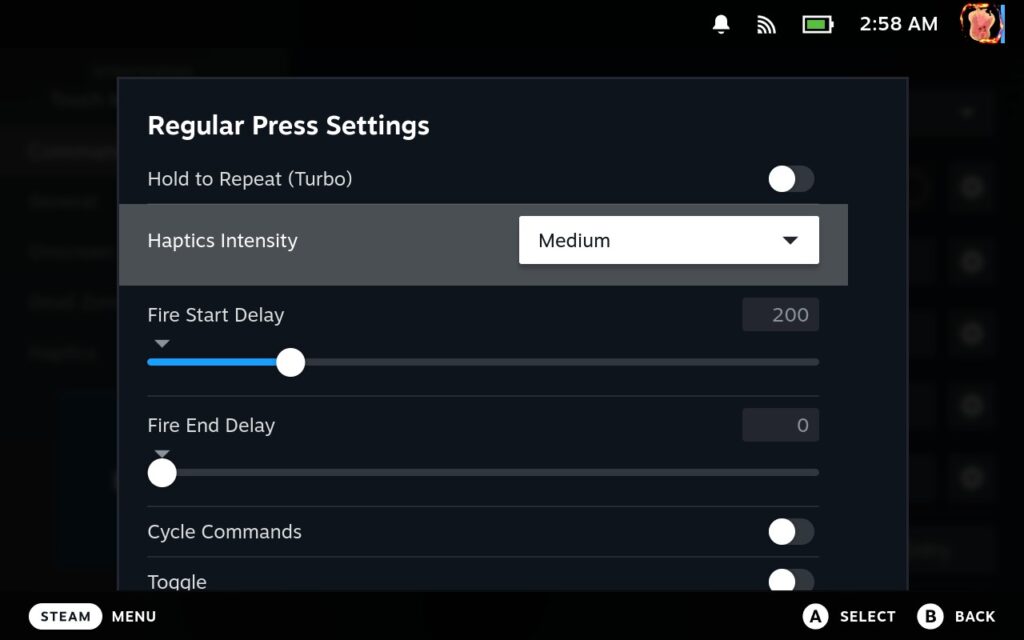 How To Set Steam Deck Trackpad for Quick HELLDIVERS 2 Strategem Inputs 8 HELLDIVERRS2Delays 3