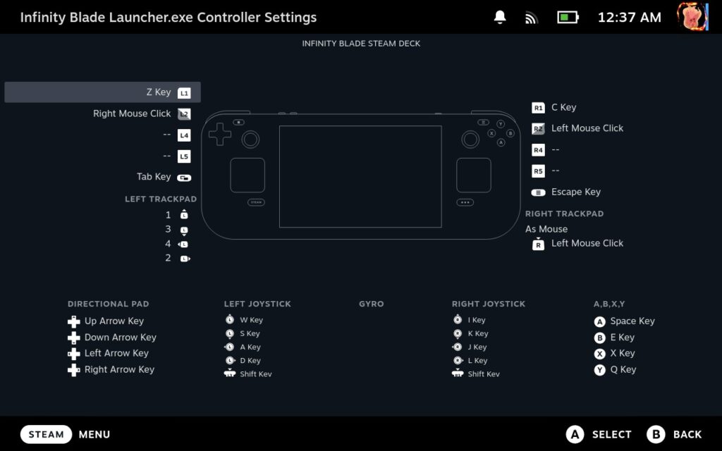Someone Ported Infinity Blade to PC, And It Works on Steam Deck! 3 InfinityBladeControllerPreset
