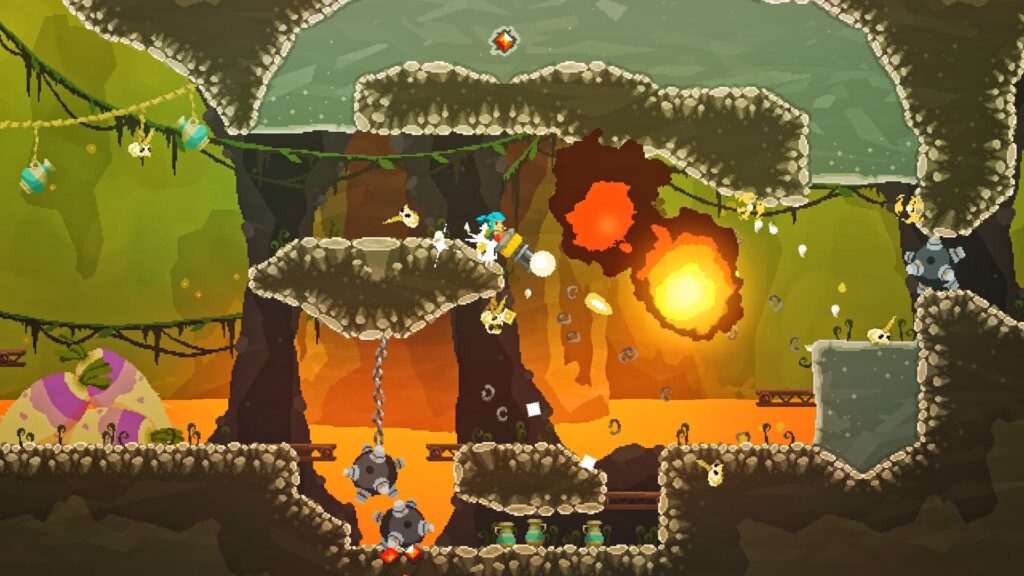 High-Speed Platformer Pepper Grinder Drills its Way onto Steam, March 28! 1 PepperGrinderStock1