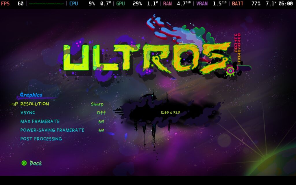 Ultros 3 ULTROSSettingsOnline