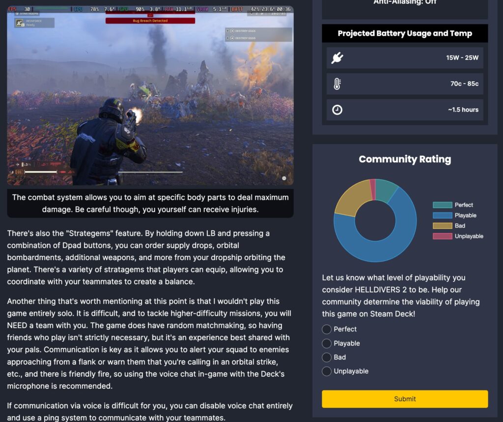 Support your Fellow Gamers with our New SDHQ Community Rating Feature! 2 community vote location
