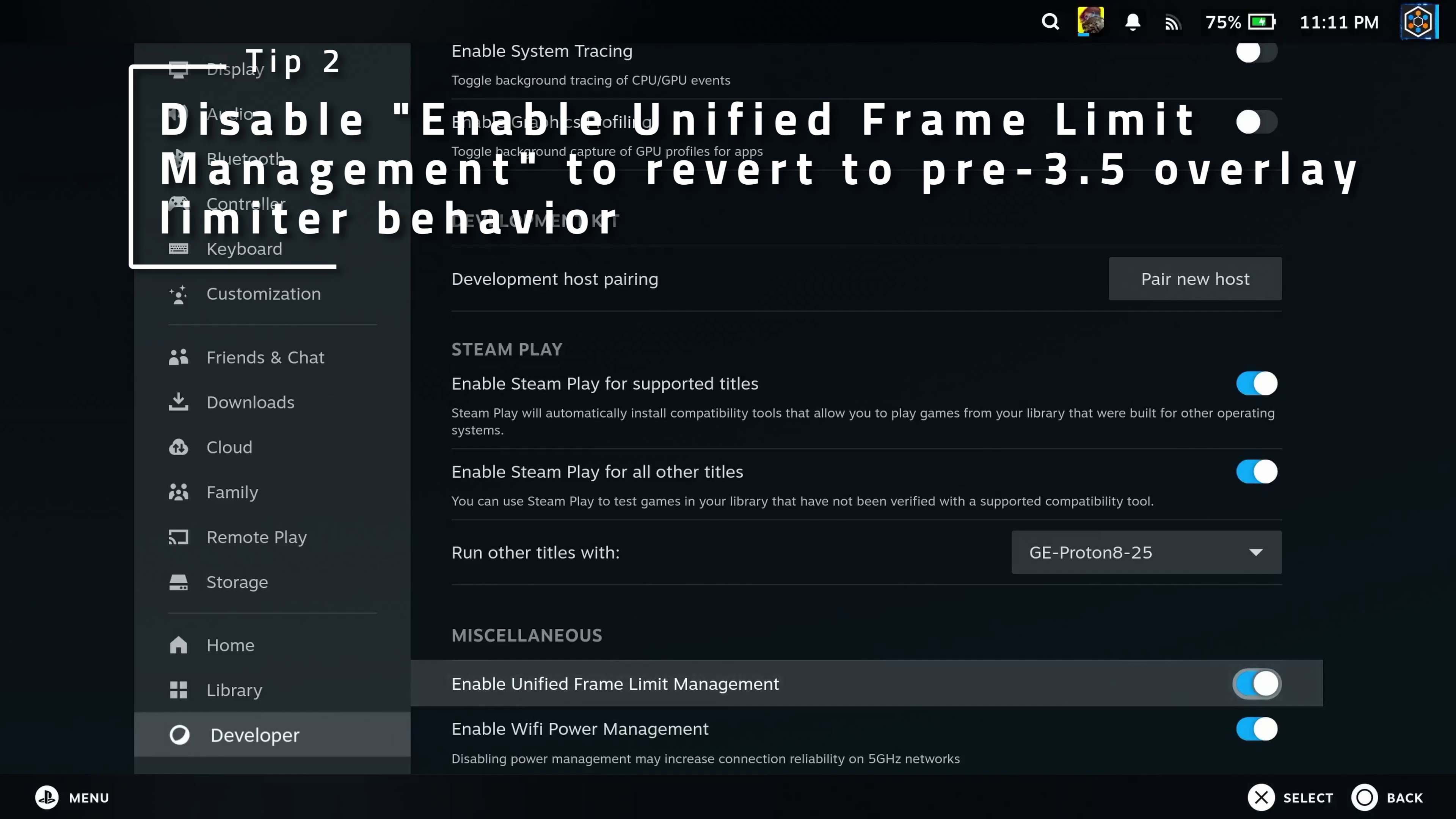 Cryobyte33: 20 More AMAZING Tips & Tricks For Steam Deck! 3 Left Image