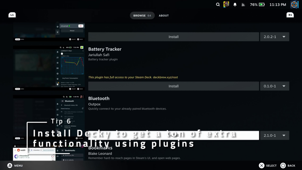 Cryobyte33: 20 More AMAZING Tips & Tricks For Steam Deck! 6 vlcsnap 2024 03 01 00h06m25s019