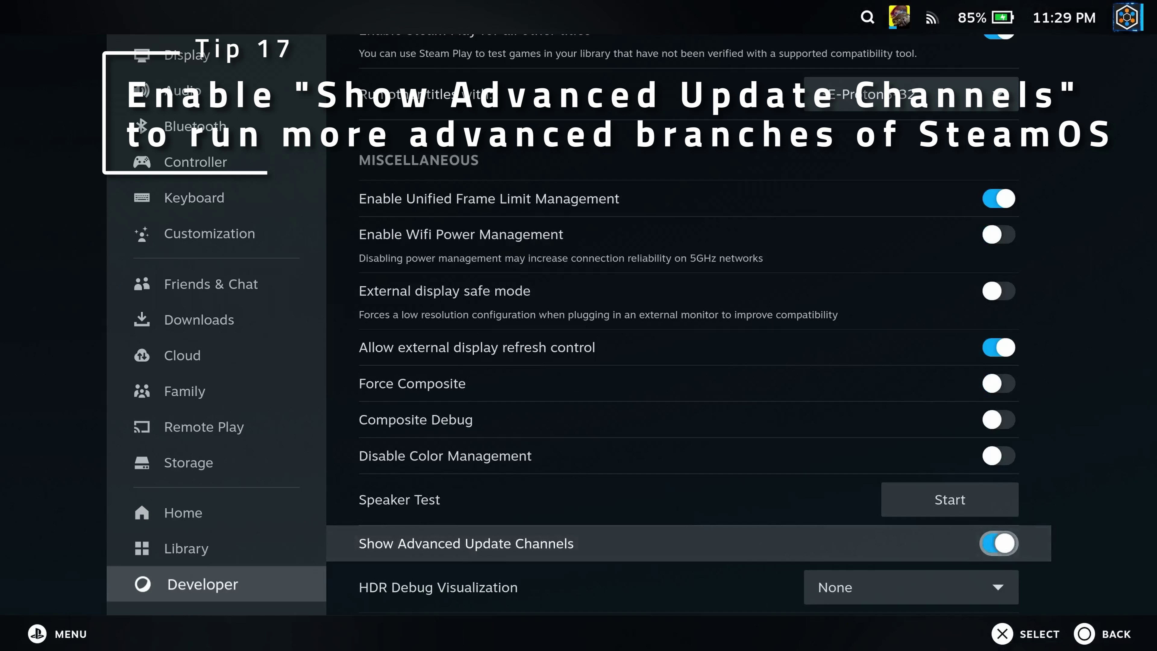 Cryobyte33: 20 More AMAZING Tips & Tricks For Steam Deck! 13 Right Image