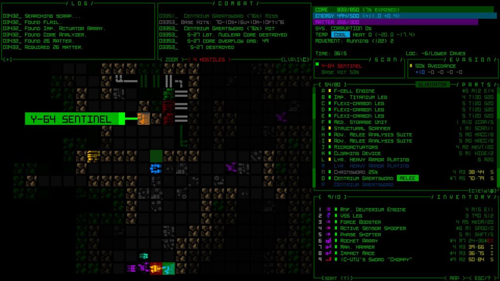 Cogmind Receives New Patch That Makes Text Easier to Read on the Deck! 6 CogmindStock1 1
