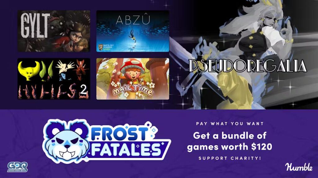 The Frost Fatales Bundle Contains 7 Awesome Steam Deck Games 1 HumbleFrostFatalesGamesDoneQuickBundle