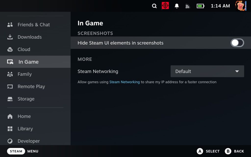 Steam Deck Beta Client Update Fixes Screenshots and GameCube Controllers 2 SteamDeckBetaUpdateHideUI