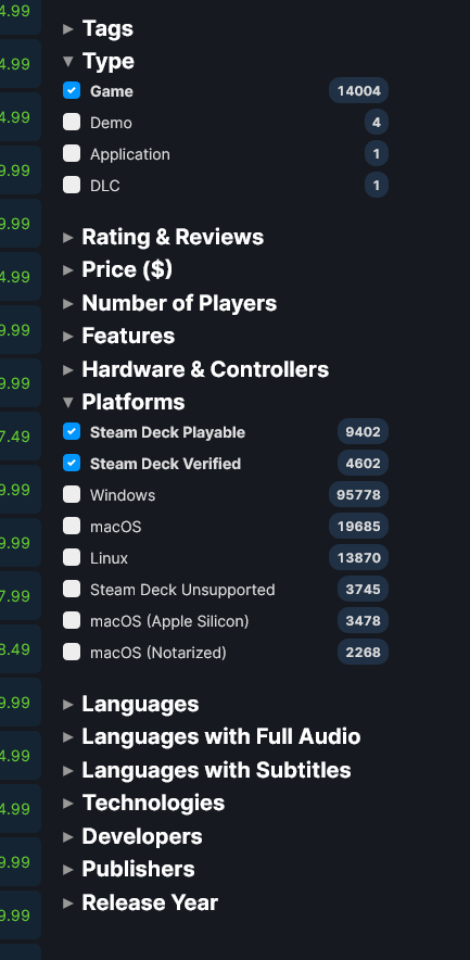 Valve Hits Over 14,000 Steam Deck Verified/Playable Titles 1 SteamDeckVerifiedPlayable14000SteamDB