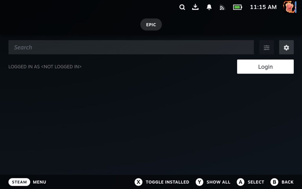 How to Integrate Epic Games Into Steam Deck Library With Junk-Store Plugin 5 JunkStoreEpicLogin
