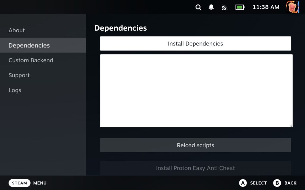 How to Integrate Epic Games Into Steam Deck Library With Junk-Store Plugin 3 JunkStoreInstallDependencies