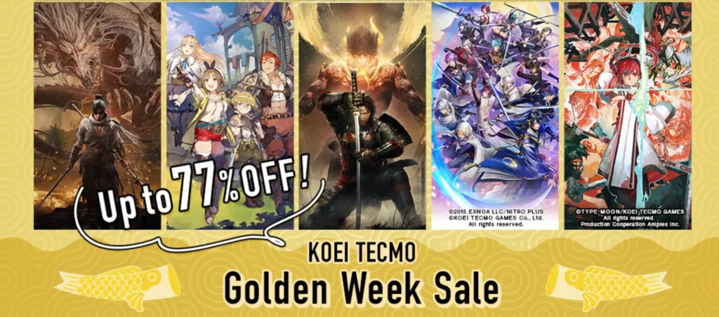 The Steam Golden Week Sales Have Amazing Steam Deck Deals! 3 KoeiTecmoGoldenWeek2024