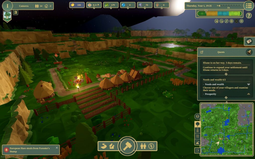 Settlement Builder & Ecology Manager, 'Of Life and Land' Leaves Early Access, May 16th 3 OfLifeandLandStock2