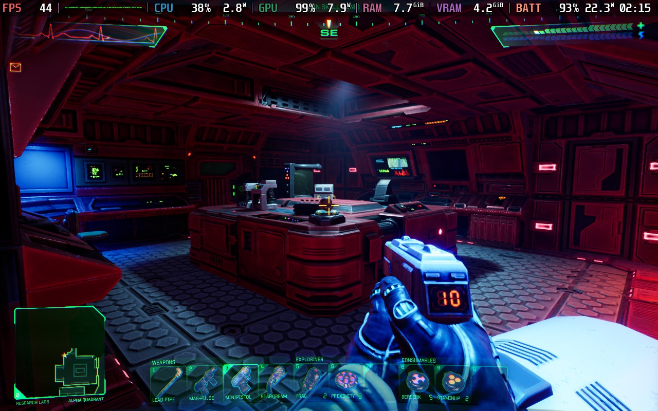 System Shock Steam Deck Performance - 1.1 vs 1.2 Update Comparison 1 SystemShock12Ultra