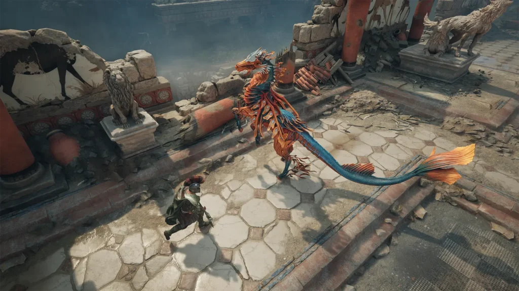 Titan Quest II: Dev Diary Unveils Masteries, Skills, and Customization Galore 3 TitanQuestHippocamposBattle