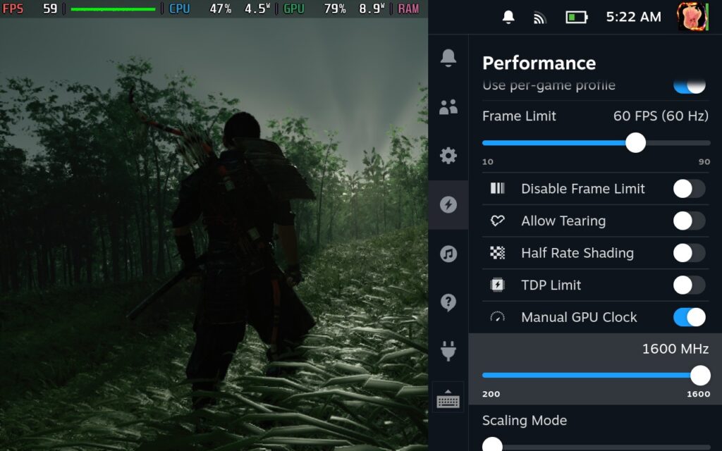How to Play Ghost of Tsushima at 60 FPS on Steam Deck 6 GhostofTsushima60QAM
