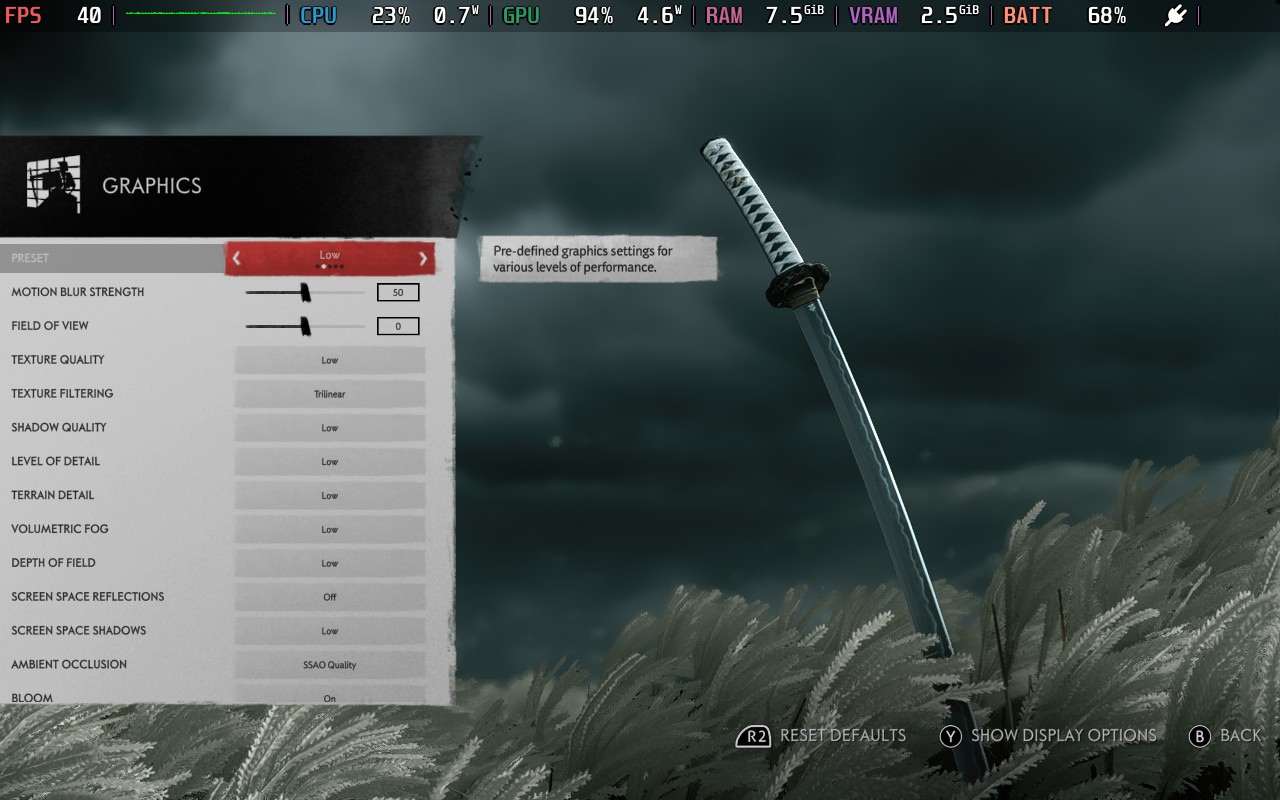 Ghost of Tsushima's Steam Deck Performance is Fantastic So Far - First Impressions 8
