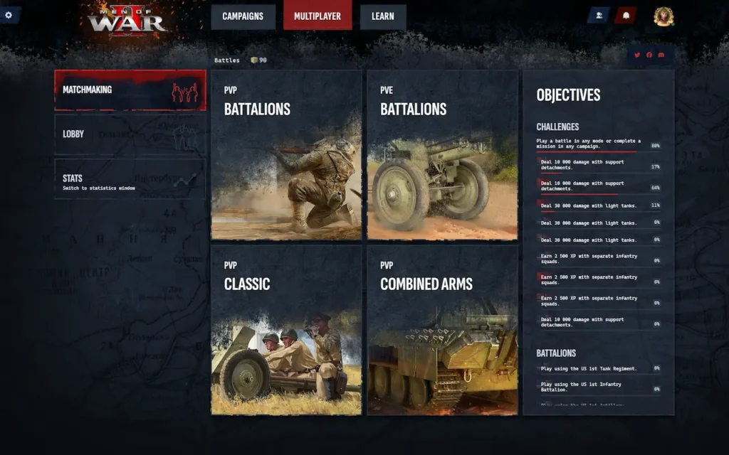 Men of War II Stock3