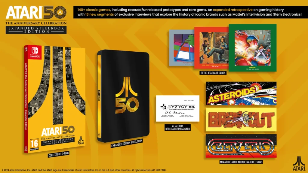 Atari Announces Expanded Edition of Their Atari 50 Collection, Launches October 25! 2 Atari50Steelbook