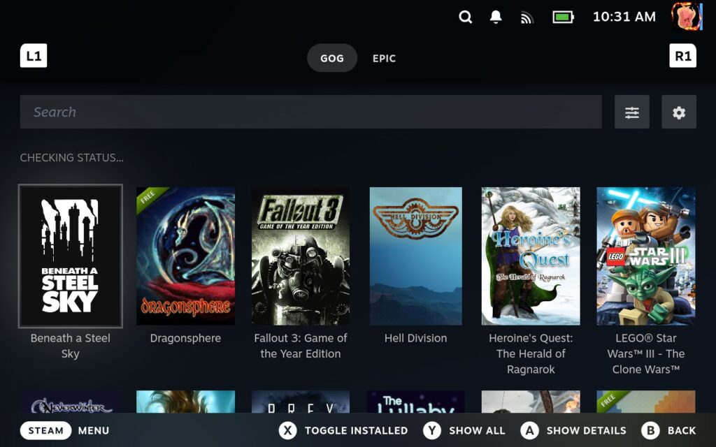 The Junk Store Plugin Starts Testing GOG Games Support 1 JunkStoreGOG