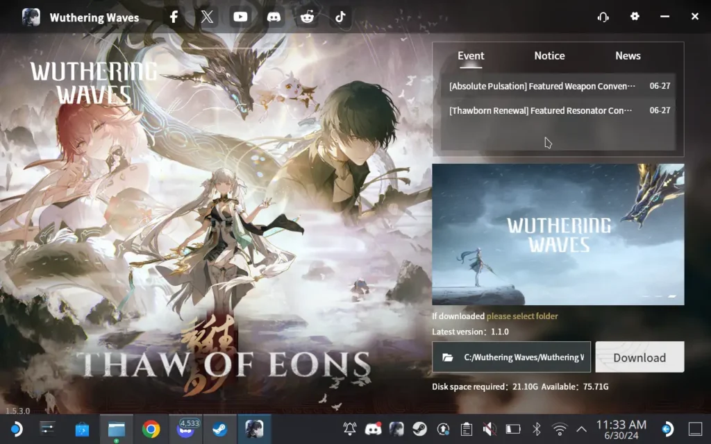 How to Install and Play Wuthering Waves on the Steam Deck 6 WutheringWavesLauncher