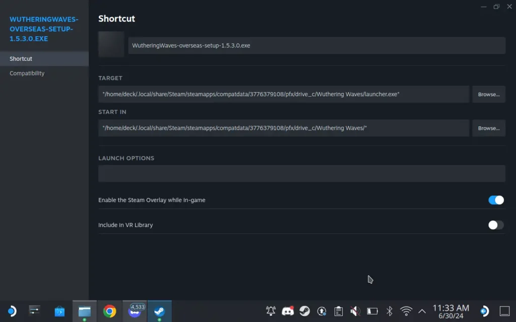 How to Install and Play Wuthering Waves on the Steam Deck 5 WutheringWavesTargetLaunchIn