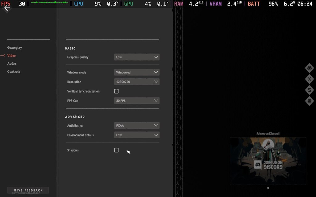 Cataclismo Settings