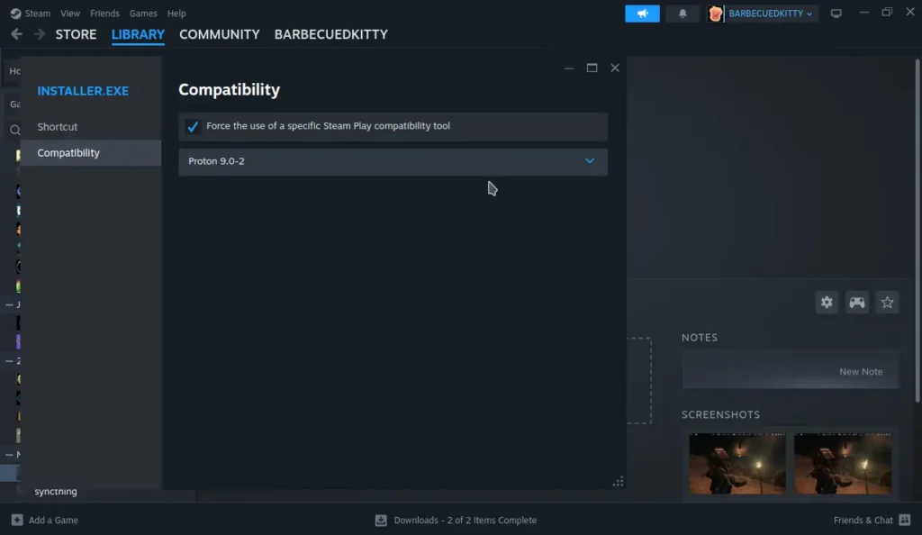 How to Play The Fallout 4: London Mod on Steam Deck 13 ChangeInstallEXEtoProton902